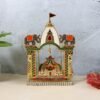 Jhula-05.jpg Pooja Jhula Mandir – Traditional Decorative Idol Swing with Bell
