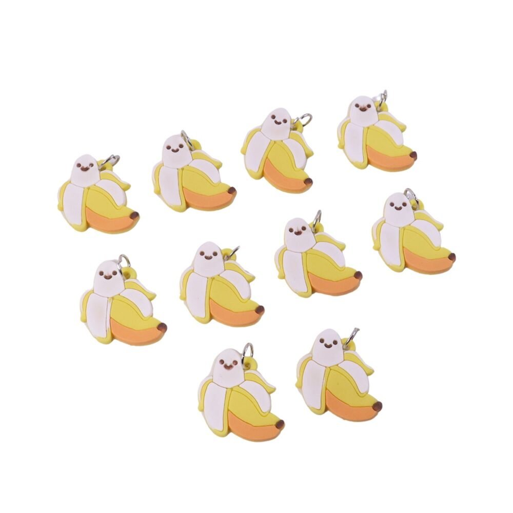 KeyChainAccessoriesairBanana-04.jpg Cartoon Banana Keychains – Cheerful 10pc Set for Bags & Keys