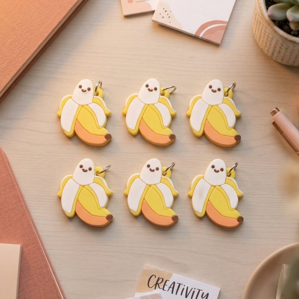 KeyChainAccessoriesairBanana-05.jpg Cartoon Banana Keychains – Cheerful 10pc Set for Bags & Keys