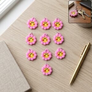 KeyChainAccessoriessunflower-WOSKU-01.jpg Keychain for Kids | Cute Floral Smileys & Long-lasting Durability