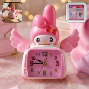 Kids Alarm Clock – Fun Cartoon Bunny Car Design for Bedrooms