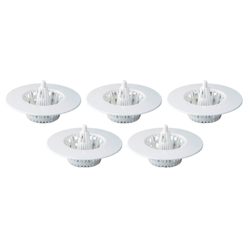 Sink Drain Hair Catcher – 5 Pcs Multipurpose Strainer Filters