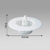 Sink Drain Hair Catcher – 5 Pcs Multipurpose Strainer Filters