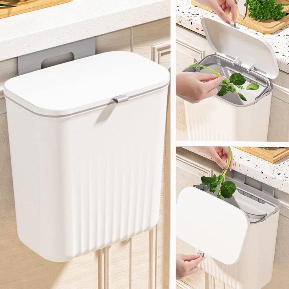 KitchenDustbin-02.jpg Kitchen Dustbin – Space-Saving Wall Mounted Plastic Bin