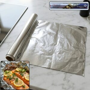 Aluminium Foil Paper Roll – Multipurpose Food Wrapping & Cooking