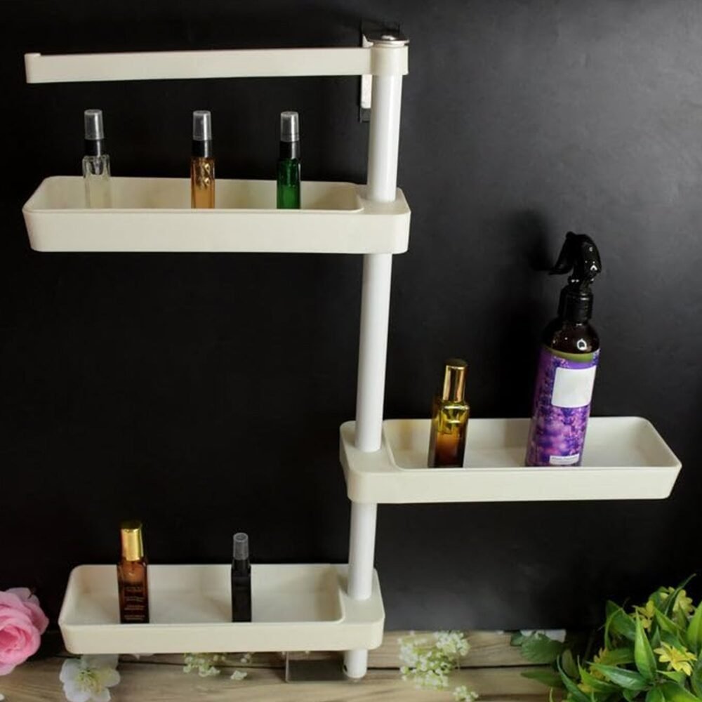 Rotating Storage Rack – 4-Tier Multipurpose Organizer