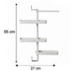 Rotating Storage Rack – 4-Tier Multipurpose Organizer