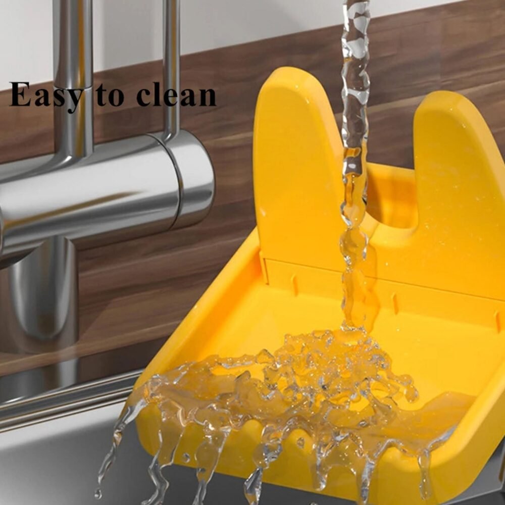 Kitchen Lid & Spoon Holder Stand – Compact & Heat-Resistant