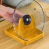Kitchen Lid & Spoon Holder Stand – Compact & Heat-Resistant