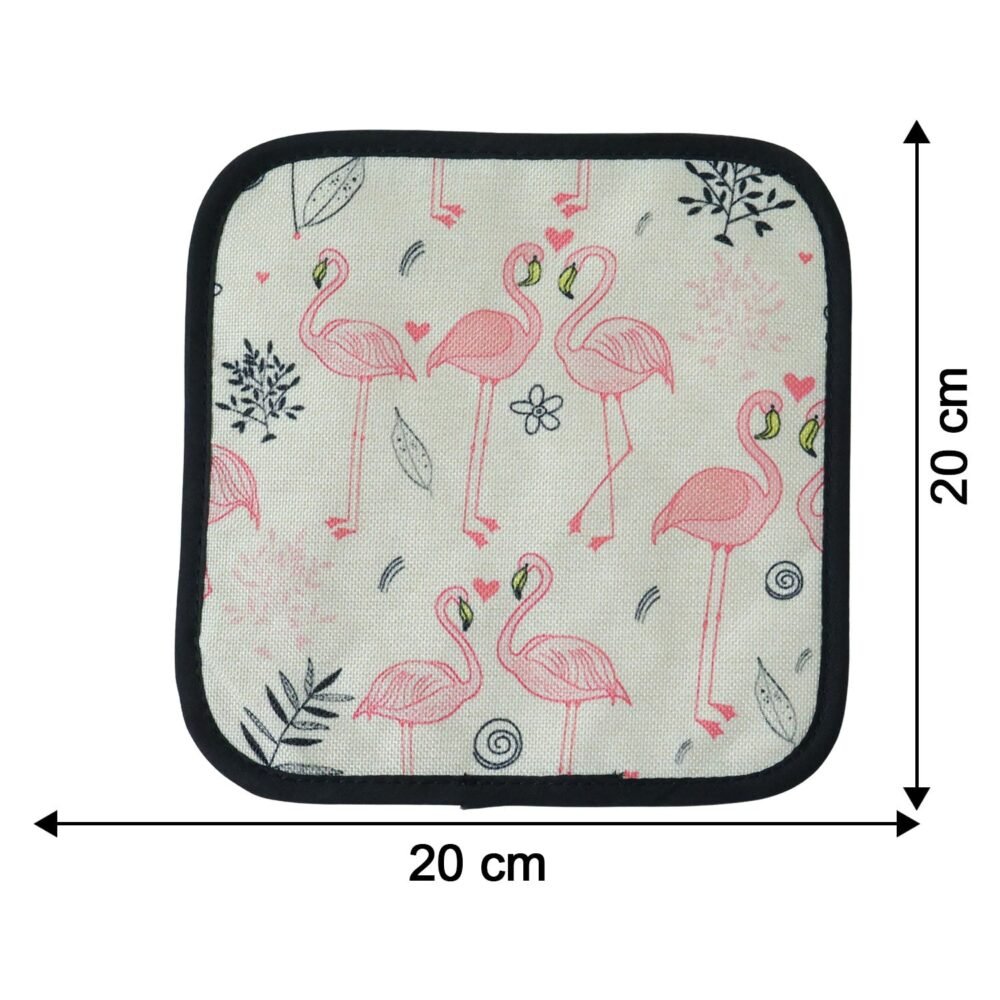 KitchenTowel-size.jpg Heat Resistant Kitchen Pot Holder Mat – Stylish 20×20 cm Protector