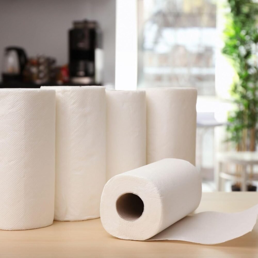 Super-Absorbent Kitchen Roll – 4 Rolls with 240 Sheets