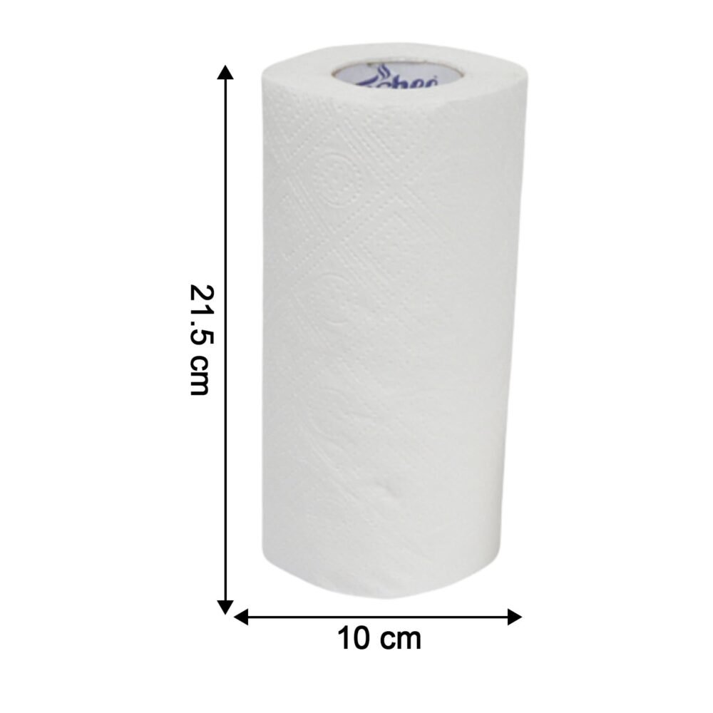 Super-Absorbent Kitchen Roll – 4 Rolls with 240 Sheets
