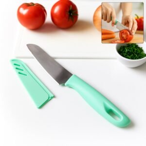 Knife-01_02a7d915-84d8-46ea-81ca-fabcb74612f3.jpg Stainless Steel Kitchen Knife – Ergonomic Soft Grip & Protective Cover