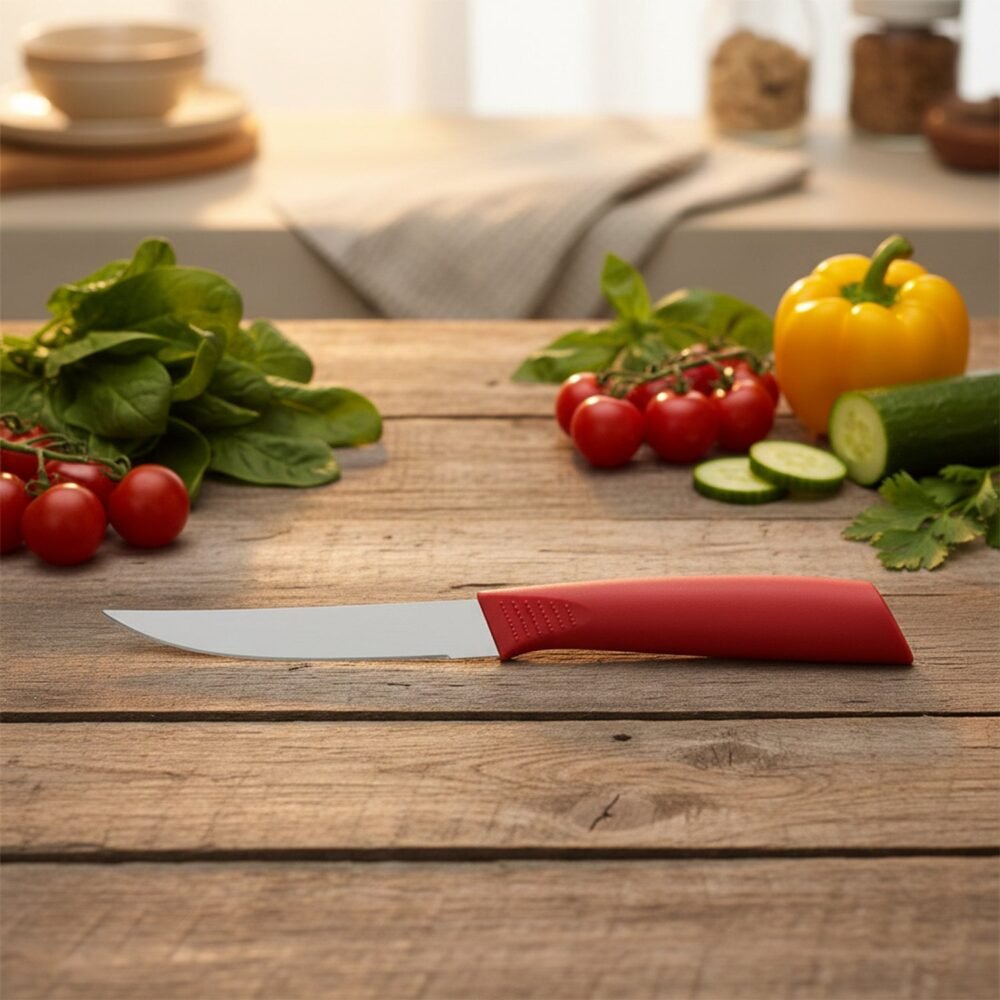 Stainless Steel Fruit Knife Set – Sharp & Ergonomic 3-Piece