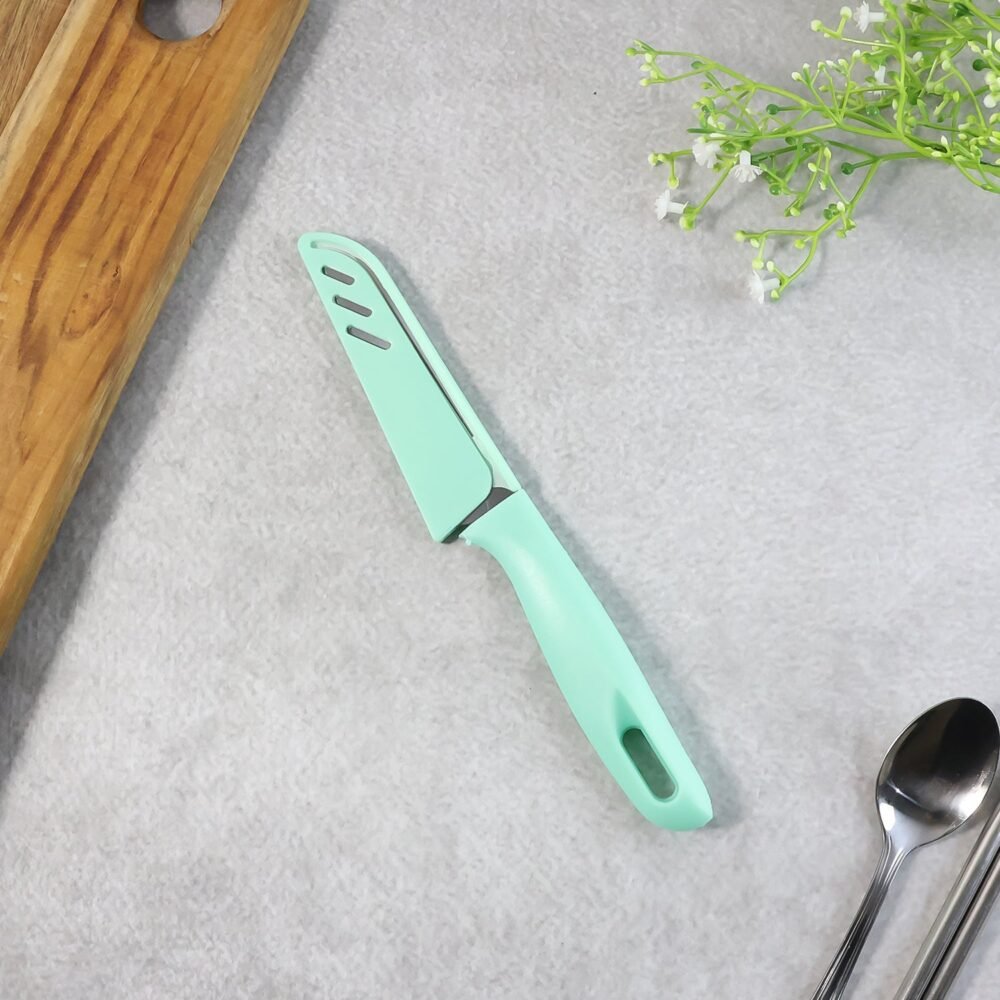 Knife-05_fd1acc31-7ff9-4336-97f5-176c168da9cb.jpg Stainless Steel Kitchen Knife – Ergonomic Soft Grip & Protective Cover