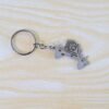 Krishna Flute Keychain – Devotional Metal Keyring for Spirituality