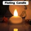 Round LED Flameless Tealight Candles – Safe Warm Glow Set of 8