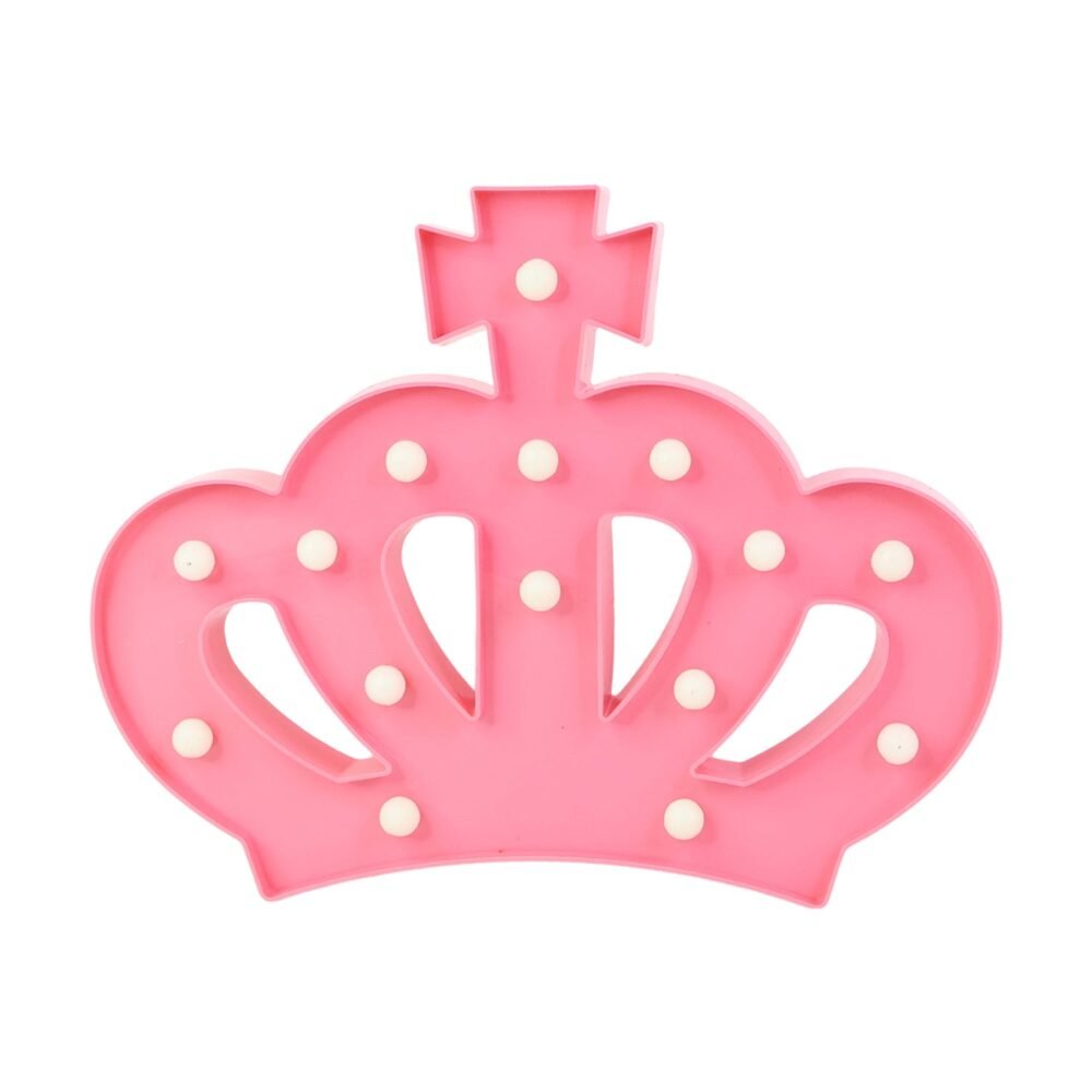 Crown LED Night Light – Battery Operated Decorative Lamp