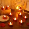 LED-tealight-candles-04.jpg Heart Shaped LED Tea Light Candles – 12 Pc Mix Color Set
