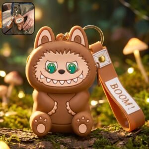 Labubu-Boom-Coin_2_-1.jpg Mini Silicone Pouch Keychain – Cute Cartoon Style for Daily Use