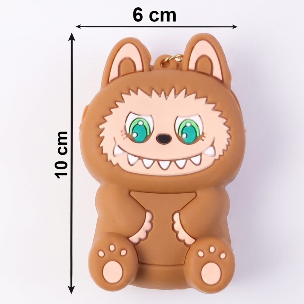 Labubu-Boom-Coin_2_-6.jpg Mini Silicone Pouch Keychain – Cute Cartoon Style for Daily Use