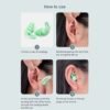Silicone Noise Reduction Earplugs – Comfortable Triple-Layer Design