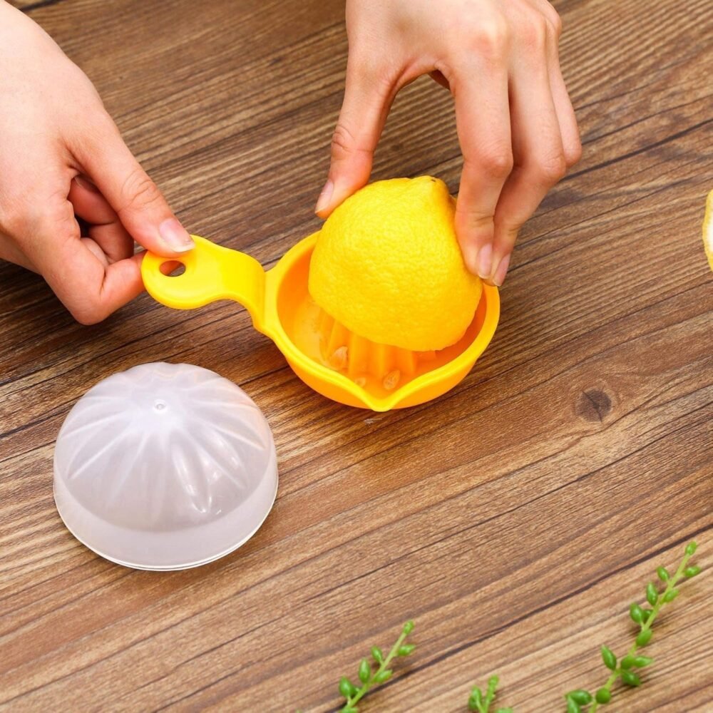LemonCitrusPresser-03.jpg Hand-Operated Citrus Juicer – Compact, Easy to Use & Mess-Free