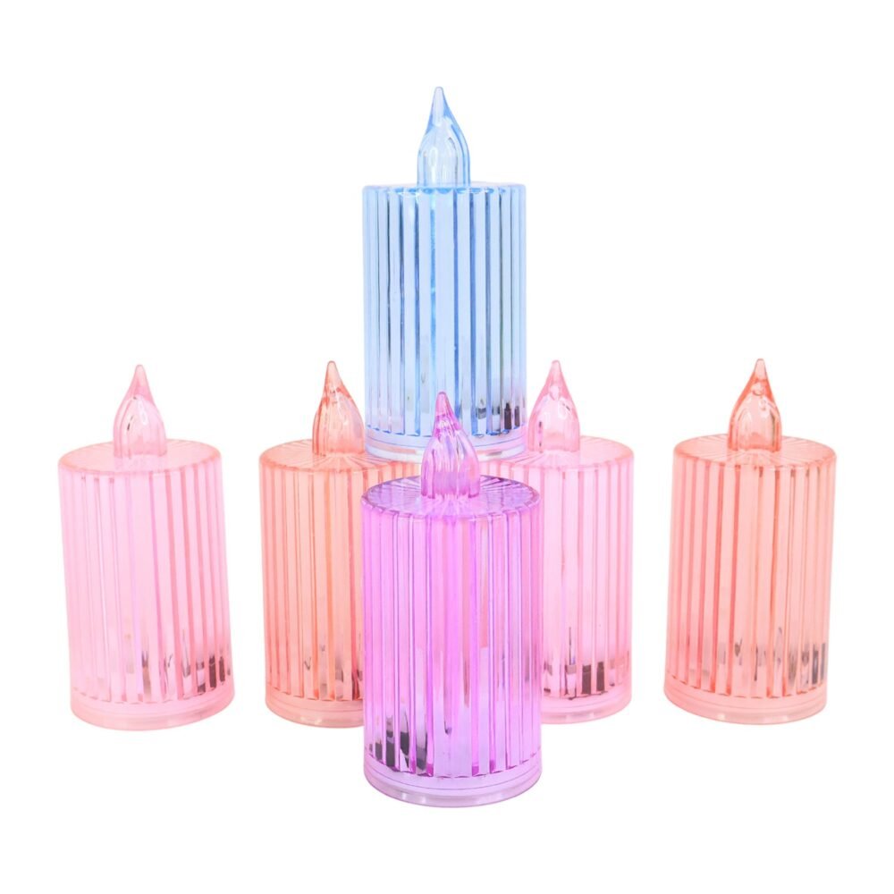 LED Flameless Candle Light Set – 6-Piece Decorative Ambient Lights