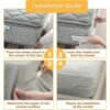 Bed Sheet Holders – Strong Grip Plastic Clips for Mattress (4 Pc Set)