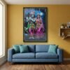 Radha Krishna Wall Frame – Divine Home Decor for Spiritual Spaces