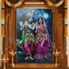 Radha Krishna Wall Frame – Divine Home Decor for Spiritual Spaces