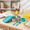 Stainless Steel Lunch Box Set – Leak-Resistant with Cutlery