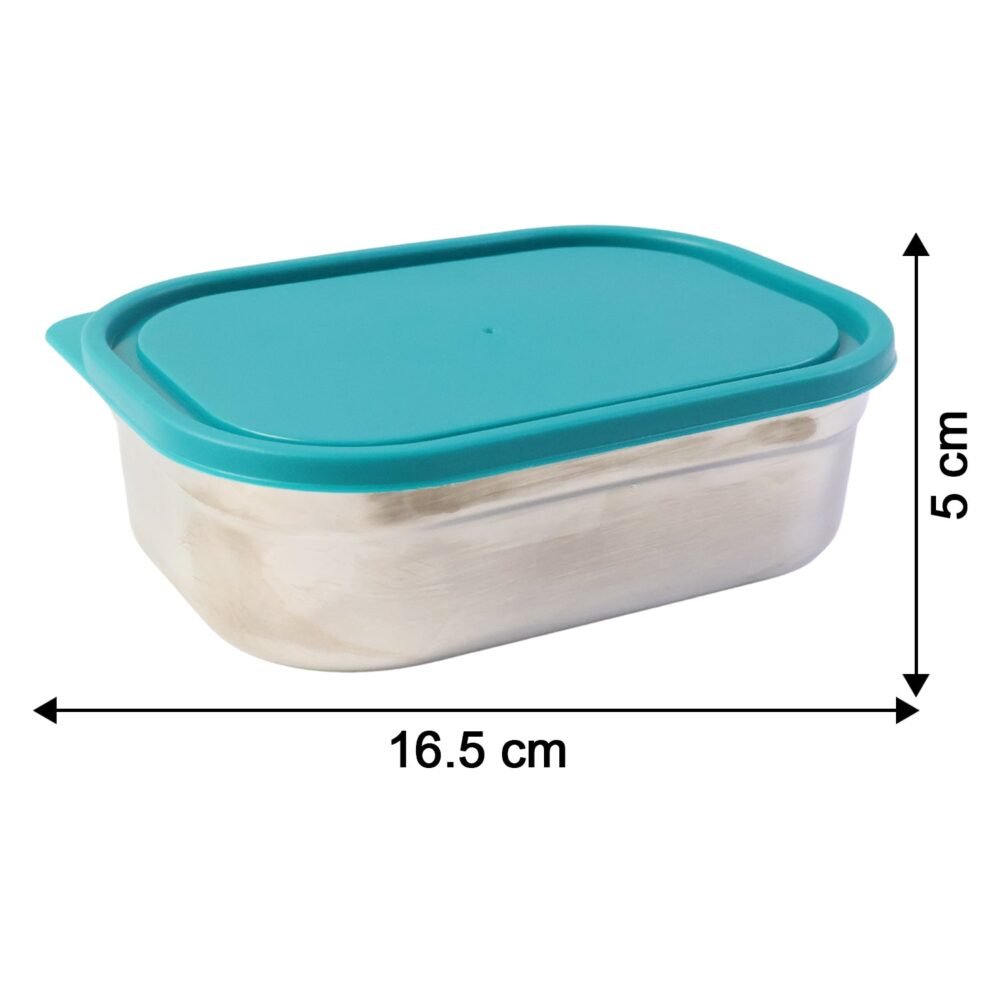 Stainless Steel Lunch Box Set – Leak-Resistant with Cutlery