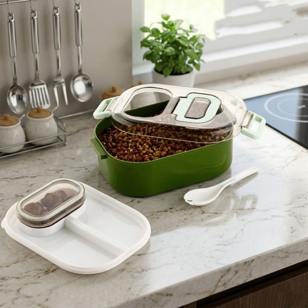 Lunchboxandbottlecombo-02.jpg Leakproof Lunch Box Set – BPA-Free with Tumbler & Cutlery