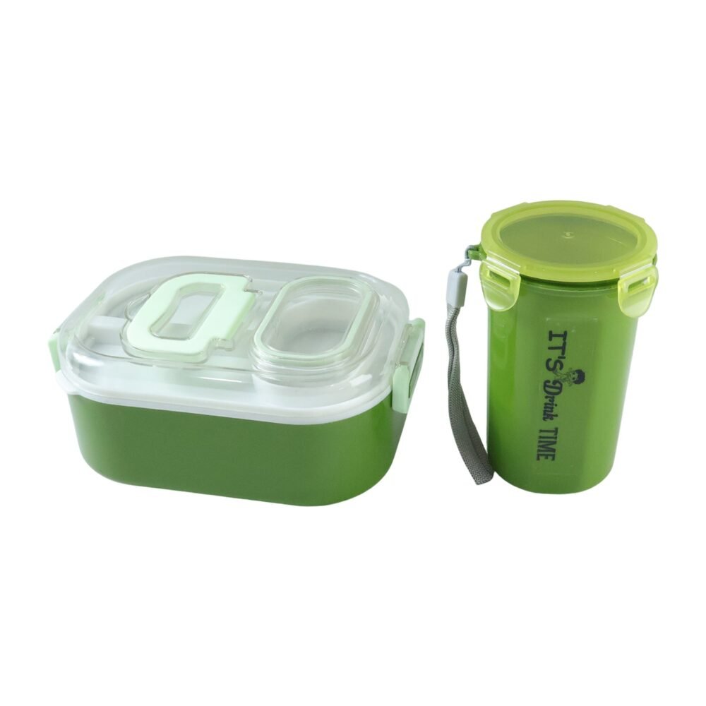 Lunchboxandbottlecombo-04.jpg Leakproof Lunch Box Set – BPA-Free with Tumbler & Cutlery