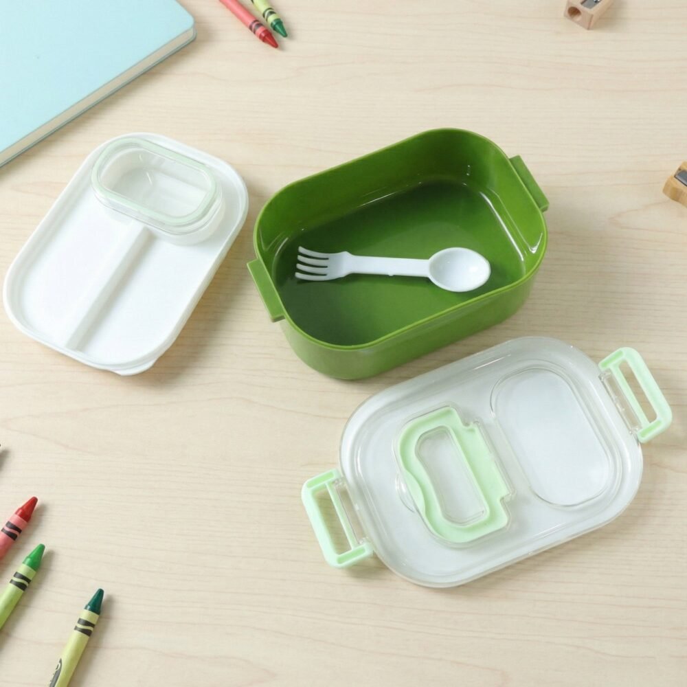 Lunchboxandbottlecombo-05.jpg Leakproof Lunch Box Set – BPA-Free with Tumbler & Cutlery