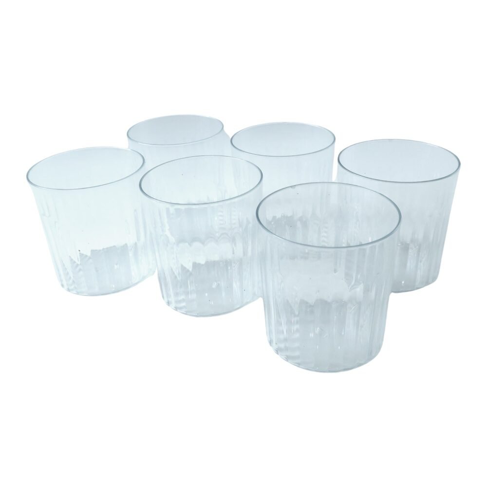 LuxuryGlasses-04.jpg Glass Drinking Set – Stylish & Durable 6-piece 300ml Glassware