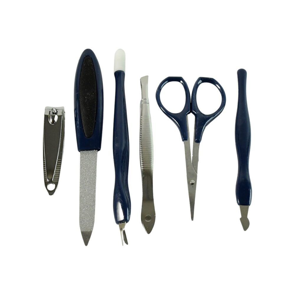 Manicure Pedicure Grooming Kit – 6 Powerful Nail Care Tools