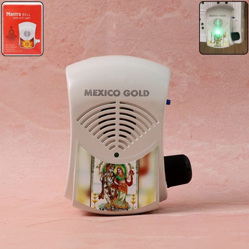 Electric Mantra Bell – Automatic Chanting with LED Light