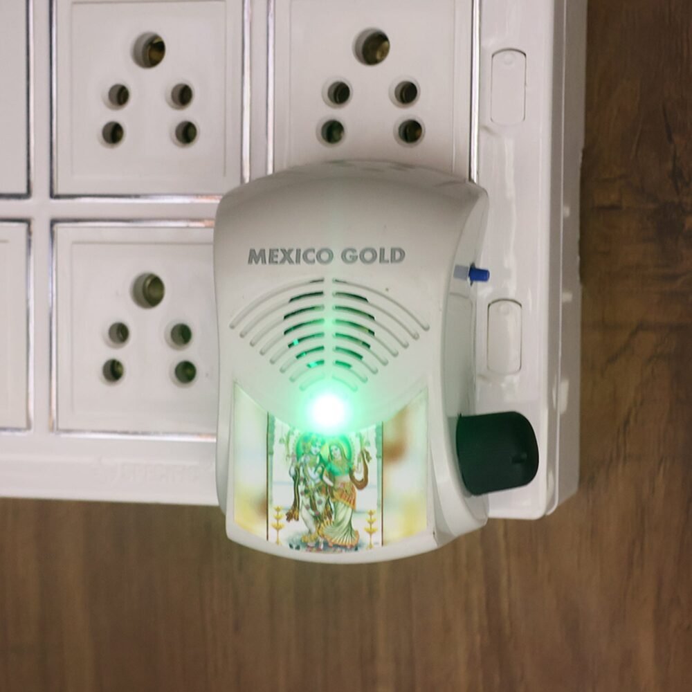 Electric Mantra Bell – Automatic Chanting with LED Light