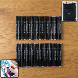 MarkerPensSet-WOKSU-01.jpg Markers Set – Vibrant Colors with Dual Tips for Artists