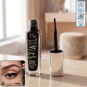 Deep Black Matte Eyeliner – Smudge Proof, Long Lasting