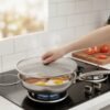 Mesh-Net-Cover-for-Cooking-02.jpg Food Net Cover Lid – 8 Inch Stainless Steel Splatter Guard