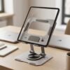 Foldable Metal Phone & Tablet Stand – Adjustable & Portable Desktop Support