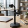 MicrophoneStand-03.jpg Adjustable 360° Rotating Phone Holder – Stable, Universal Fit for Desk