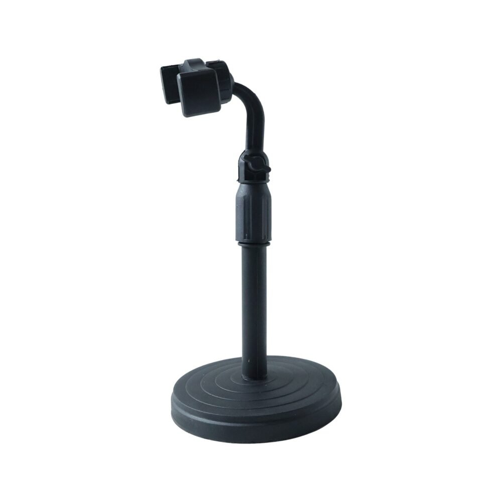 MicrophoneStand-04.jpg Adjustable 360° Rotating Phone Holder – Stable, Universal Fit for Desk