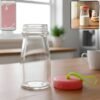 Glass Bottle 300ML – Leak-Proof Lid & Portable Handle