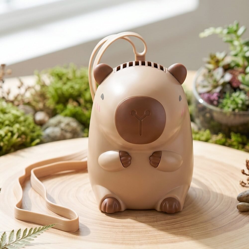 Mini Bear Fan – Rechargeable & Portable for Outdoor Use