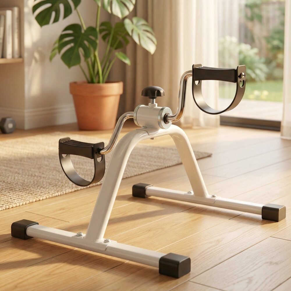 Mini Pedal Exerciser Cycle – Compact, Adjustable Resistance Fitness Equipment