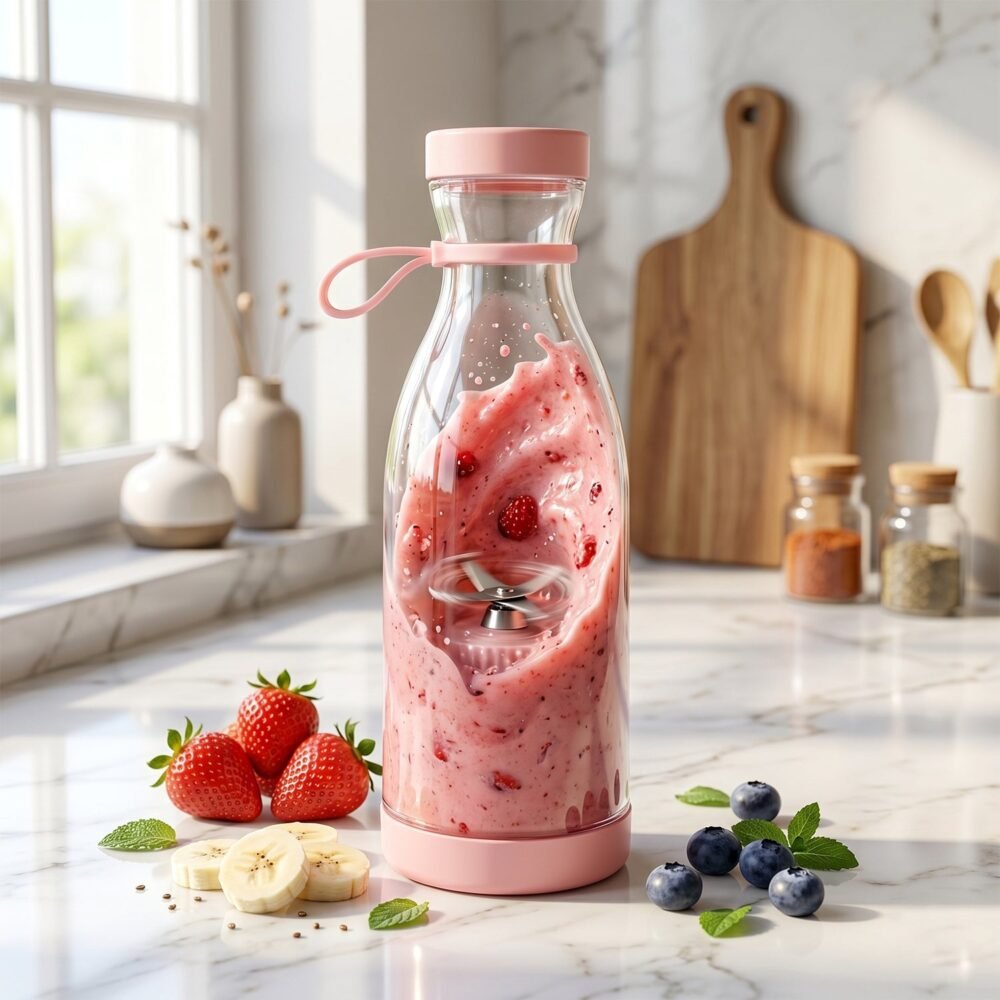 Portable Electric Juicer – Compact, USB Rechargeable & Easy to Use